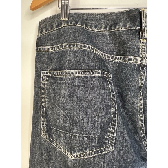 AllSaints Jeans Mens W34 Blue Denim Cigarette Skinny Fit Stretch Button Fly - Picture 6 of 14